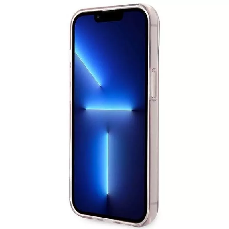Karl Lagerfeld KLHCP14MCTRI Iphone 14 Plus / 15 Plus 6.7 Hardcase Rozā / Rozā Caurspīdīgs Choupette Korpuss
