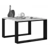 MODERN MINI table 67x67x40 cm Balts/Melns