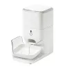 Automātiskā mājdzīvnieku barotava un dzirdinātājs Catlink Fresh 2 Luxury — ABS korpuss, 4 L sausās barības ietilpība, maiņstrāvas/bateriju barošana, universāls suņiem un kaķiem, balts
