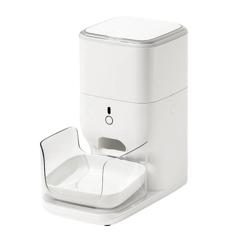 Automātiskā mājdzīvnieku barotava un dzirdinātājs Catlink Fresh 2 Luxury — ABS korpuss, 4 L sausās barības ietilpība, maiņstrāvas/bateriju barošana, universāls suņiem un kaķiem, balts