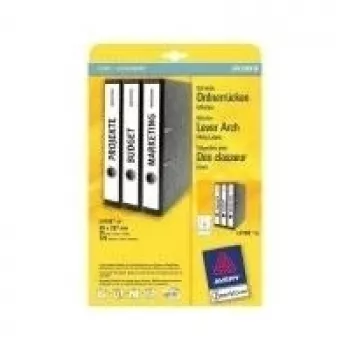 Binder Labels Avery L4758-25 38 x 297mm