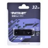 USB zibatmiņa PATRIOT Xporter 32 GB USB Type-A 3.2 Gen 1, lasīšana 80 MB/s, slīdošs dizains, melna
