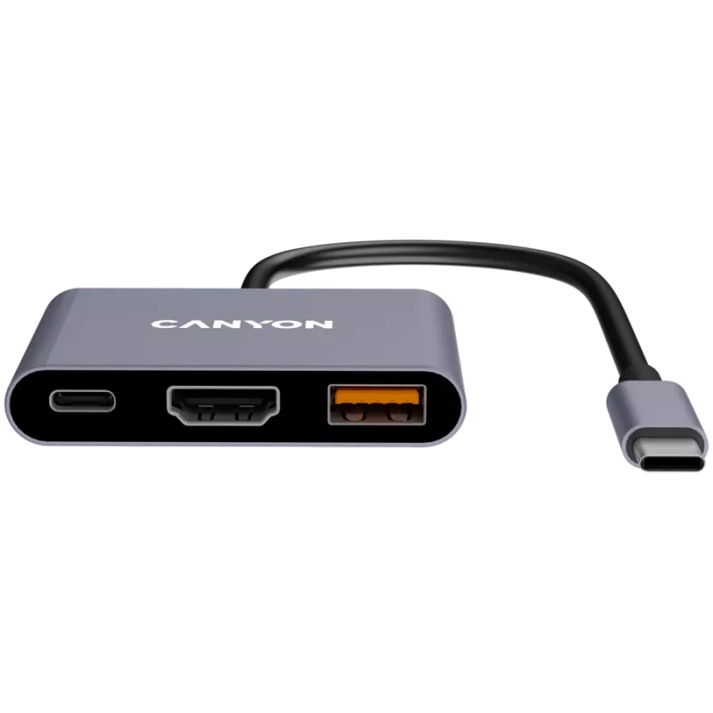 Canyon DS-4 USB Type-C centrmezgls 10000 Mbit/s HDMI USB 3.2 Gen 2