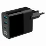 Gembird TA-UC-PDQC30LCD-BK-02 mobilās ierīces lādētājs Universāls Melns AC Ātrā uzlāde Iekštelpām