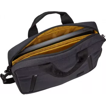 Case Logic Huxton | Piemērots līdz 13,3 collu izmēram | Laptop portfelis | Melns | Plecu siksna