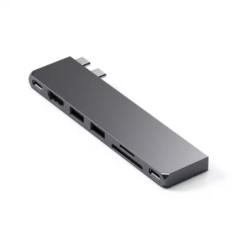 Satechi Type-C Pro Hub plāns - Space Gray