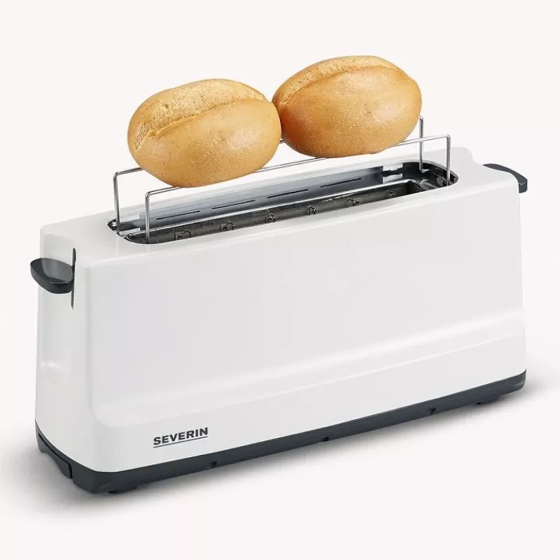 Severin AT 2232 tosteris 2 šķēlēm 800 W Pelēks, Balts