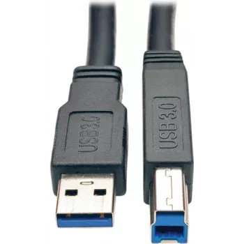 25 pēdu USB 3.0 SuperSpeed aktīvais atkārtotāja kabelis A tēviņš-B tēviņš 25 - USB kabelis - USB B tipa tēviņš