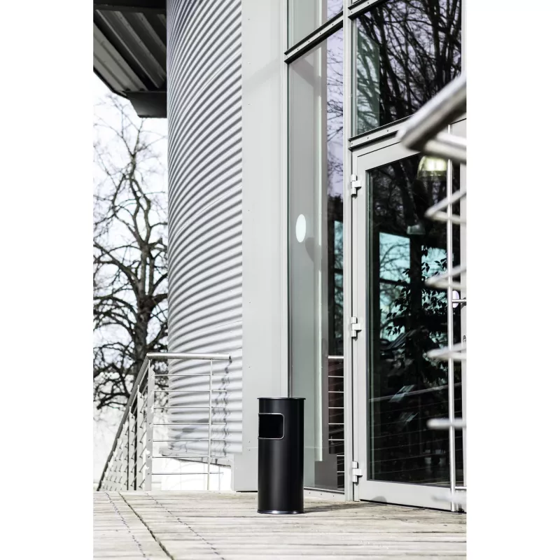 Miskaste Durable 333023 17 l apaļa metāla sudraba