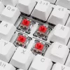 Sharkoon SGK25 75% QWERTZ USB vadu klaviatūra ar RGB LED, balta