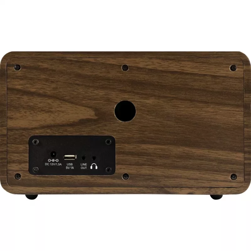DABMAN i110 WLAN interneta radio + multivides atskaņotāja funkcija. Koka