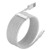 USB kabelis Baseus TZCATZJ-02 1,5 m USB A USB C balts