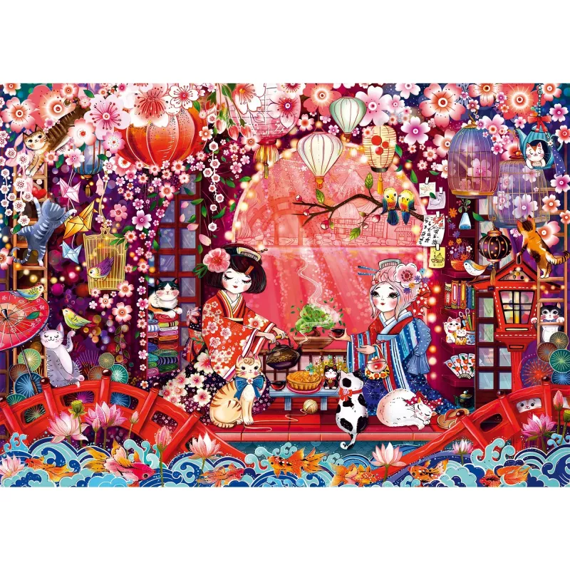 Japanische Teezeremonie, Puzzle 500 gabali