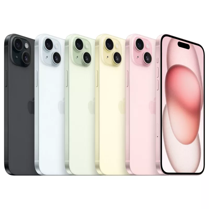 Apple iPhone 15 Plus 17 cm (6,7) Dual-SIM iOS 17 5G USB Type-C 512 GB Melns (MU1H3ZD/A)