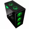 Kolink Observatory HF Glass ARGB Midi-Tower - melns