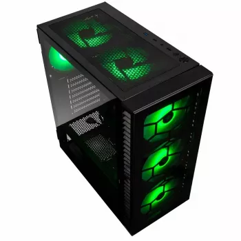 Kolink Observatory HF Glass ARGB Midi-Tower - melns