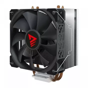 Heatsink SAVIO SAVGCOFROSTX2 120 mm Melns, 2 heat pipes, 800–1800 RPM, 4‑pin