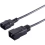 Strāvas kabelis melns 2,5 m S/CONN 60016