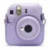 Kompakts futrālis Fujifilm 4177085 purpursarkanā krāsā priekš Instax Mini 12 ar plecu siksnu