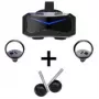 Pimax Crystal Super Ultrawide VR-Headset + DMAS-Headphones Bundle - melns
