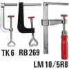 Bessey LM10/5R8 - tērauds - koks - cinks