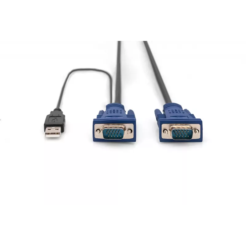 KVM kabelis USB Digitus DS-19232 3m PS/2