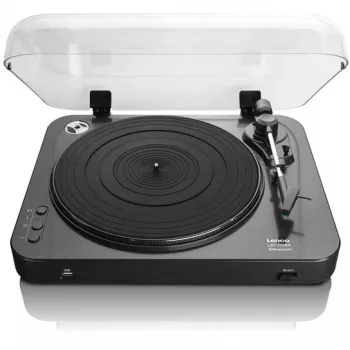 Siksnas piedziņas audio atskaņotājs Lenco LBT-120BK melns, pusautomātisks