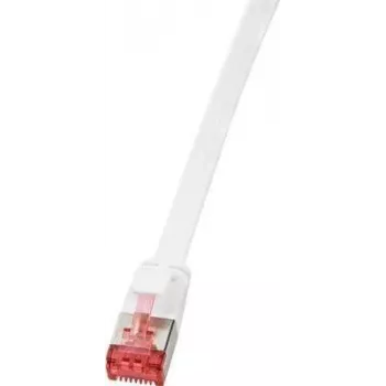 LogiLink RJ45 tīkla savienojuma kabelis CAT 6 U/FTP 7,50 m balts apzeltīti kontaktu spraudņi LogiLink (CF2081S)