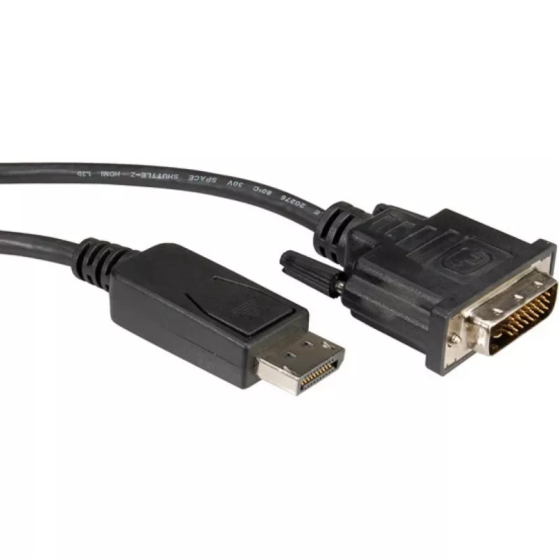 DisplayPort kabelis ROLINE DP V - DVI V 5 m
