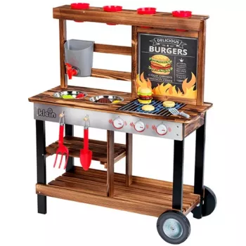 BBQ pludmales piknika lauku vasaras virtuve, rotaļu virtuve