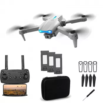 E99 Pro drons | drons + 3 akumulatori + somiņas komplekts | 1800mAh