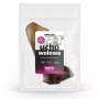Suņu košļājamā našķe UNISZKI Medium Beef Ear — viena dabīga košļājamā našķe vidējiem un pieaugušiem suņiem, proteīns 75,8%, mitrums 14,9%