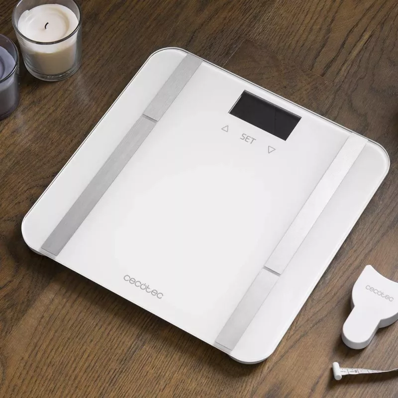 Cecotec | Viedie svari | Surface Precision 9400 Full Healthy | Maksimālais svars (ietilpība) 180 kg | Precizitāte 100 g | Balts