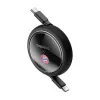 USB-C uzlādes kabelis Baseus P10364500113-Z2, 100 W, melns, USB-C uz USB-C