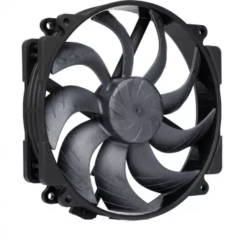 Noctua NF-A14x25r G2 PWM chromax.Melns 140 mm ventilators
