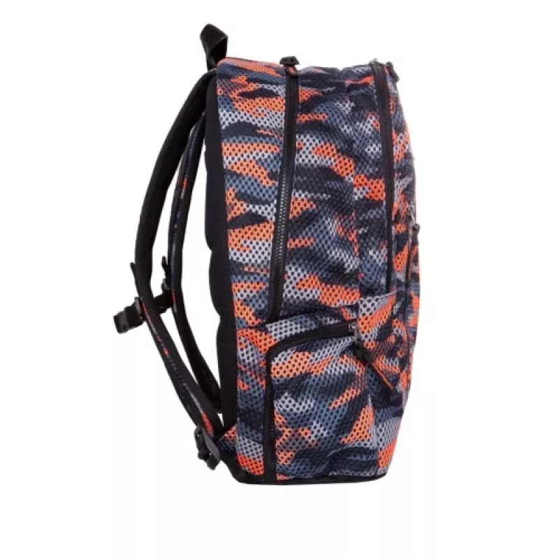 Mugursoma CoolPack Impact II Camo Mesh Orange