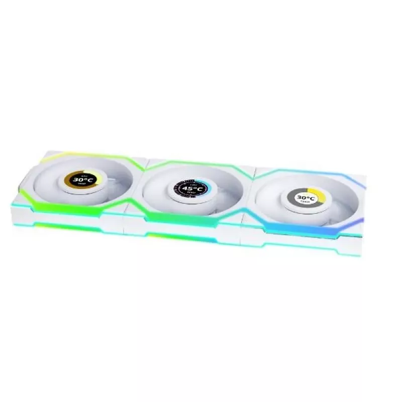 Ventilators Lian Li UNI FAN SL Wireless 120 12 cm balts 3 gab. 28,5 dB 64,05 cfm