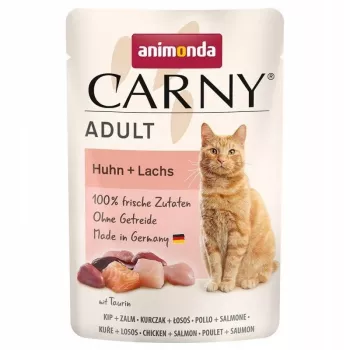 ANIMONDA Carny Adult vistas un laša - mitrā kaķu barība - 85g