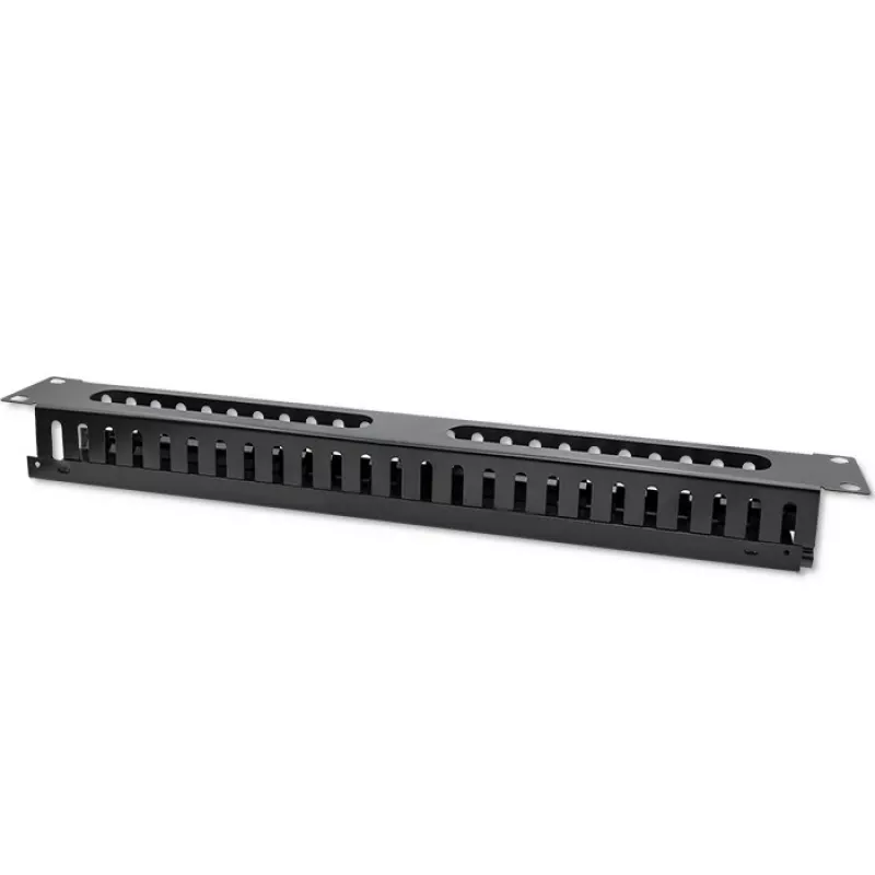 Kabeļu organizators QOLTEC 54514 19 collu statņiem, 24 pieslēgvietas