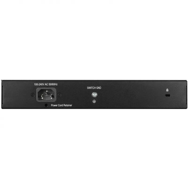 Nepārvaldāms slēdzis D-Link DGS-1008MP 8 portu galddatora Gigabit Max PoE slēdzis