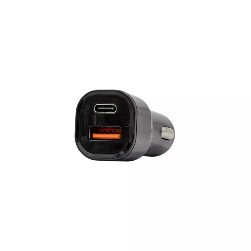 Auto lādētājs SBOX CC-038 38W melns — divu portu USB strāvas adapteris transportlīdzeklim