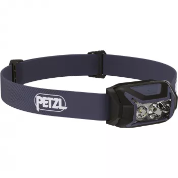 Galvas lukturītis Petzl Actik Melns — LED, 100 lm, 2 LED, IPX4, AAA baterijas