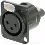 Neutrik NC3FD-S-B-1 savienojamības piederums, melns