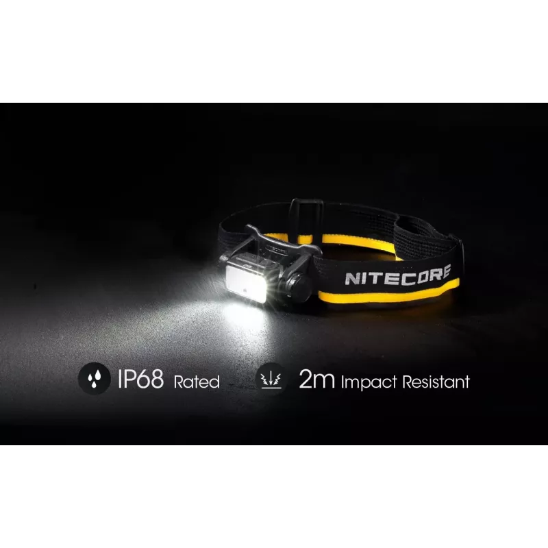 Galvas lukturis Nitecore NU40 melns LED 2 lampas IP68