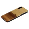 man and wood telefona maciņš iPhone XR — melns, aizsargājošs mīkstais apvalks