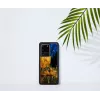 Telefona maciņš iKins Samsung Galaxy S20 Ultra — melns, modelis 'Cafe Terrace'