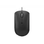 Vadu optiskā pele Lenovo GY51D20875 USB Type-C, piemērota abām rokām, 2400 DPI, 4 pogas, melna