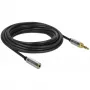 Audio kabelis DeLOCK 85783 5m 3.5mm Melns Pelēks