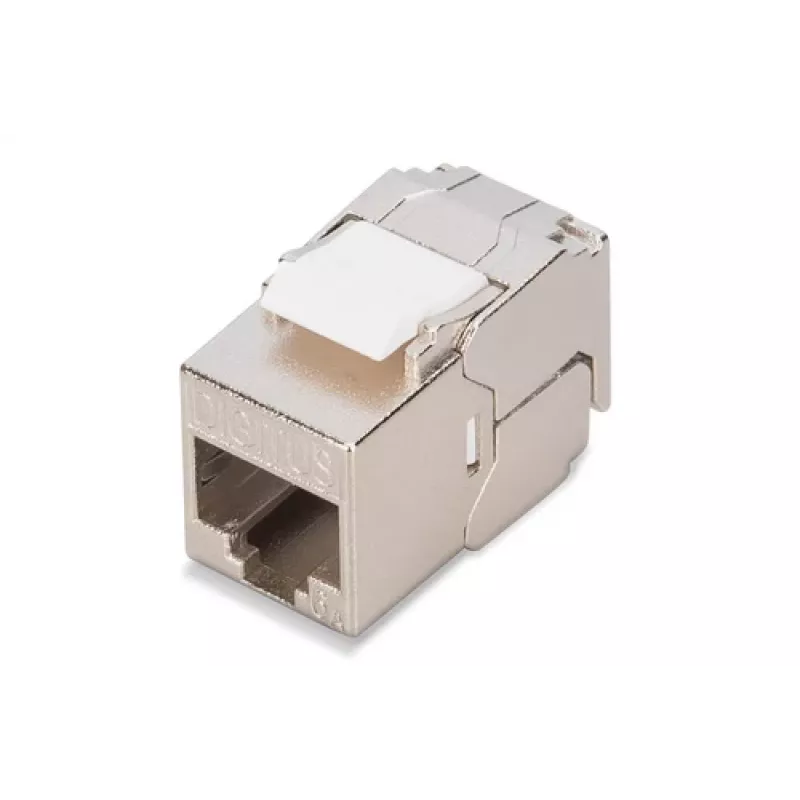 Keystone modulis Digitus CAT 6A RJ-45 ekranēts sudraba 1 gab.