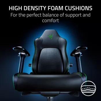 Spēļu krēsls Razer Iskur V2 ar polsterētu sēdekli Melns